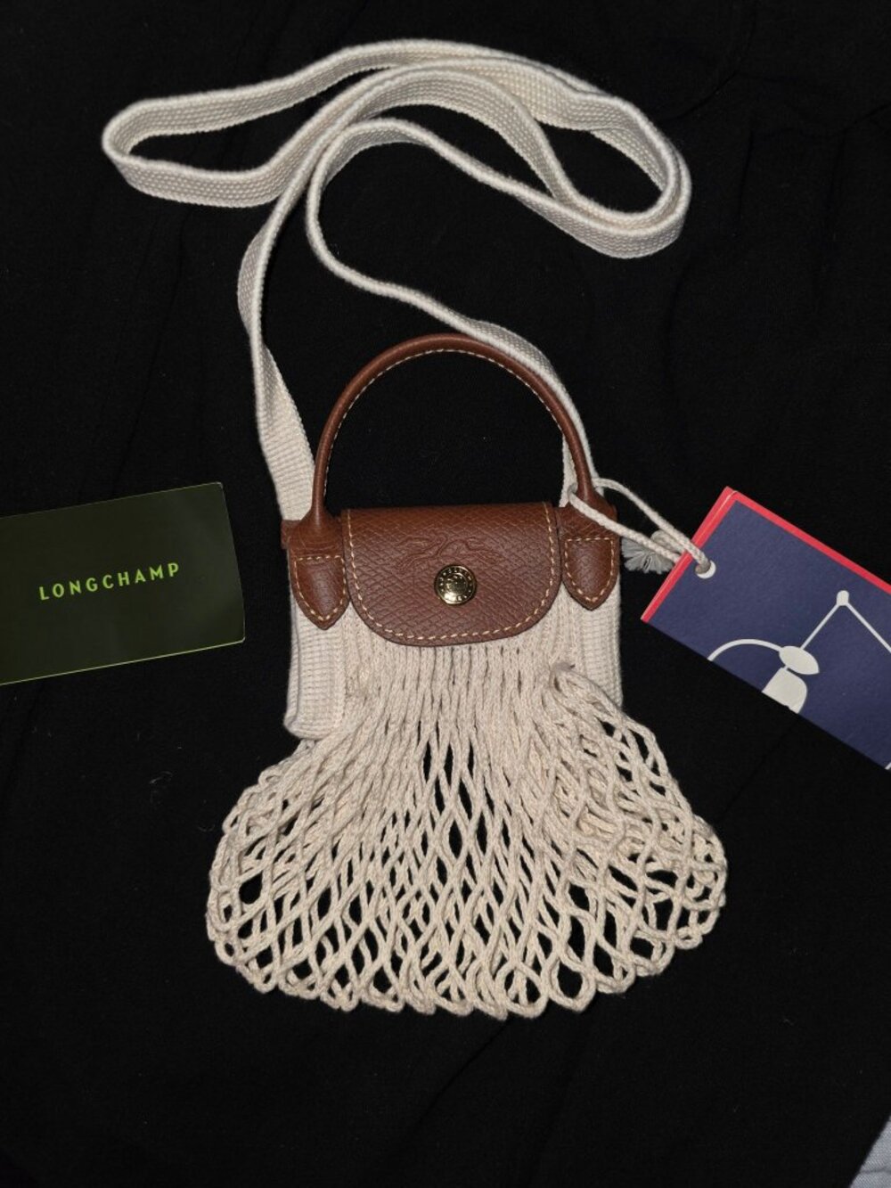 Longchamp Le Pliage Filet XS Mesh Bag — NWT